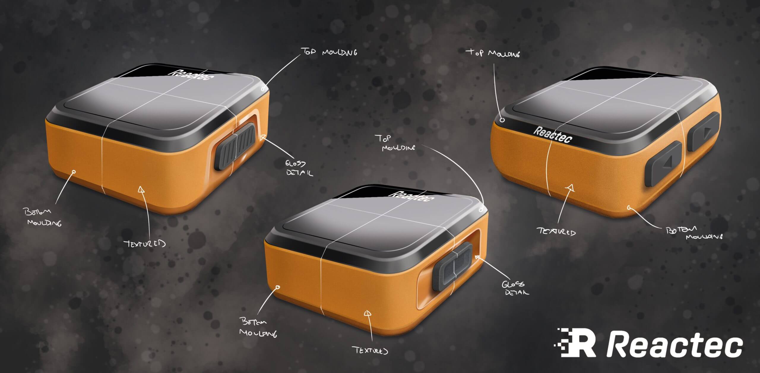 Reactec HAVs monitoring device | molding