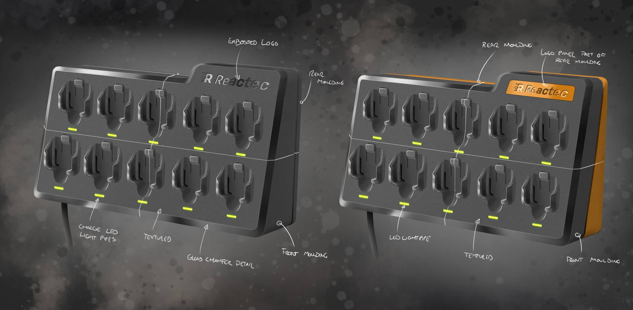 Reactec HAVs monitoring device | docking station